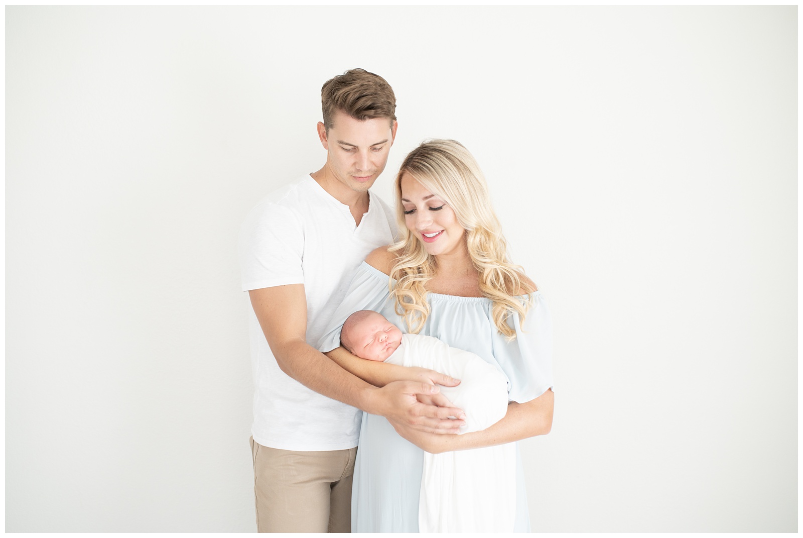 light and airy newborn session